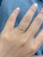Pink Sapphire Ring