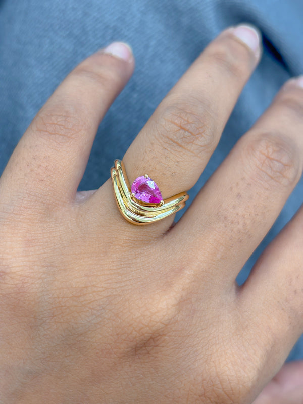 Pink Sapphire Ring