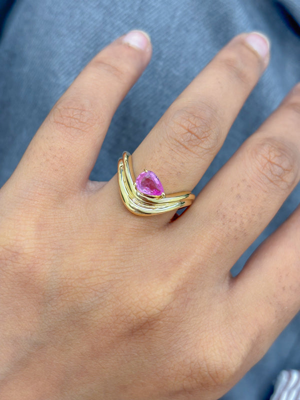Pink Sapphire Ring