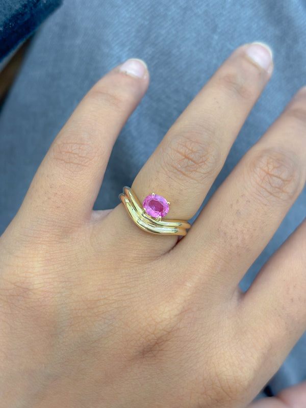 Pink Sapphire Ring