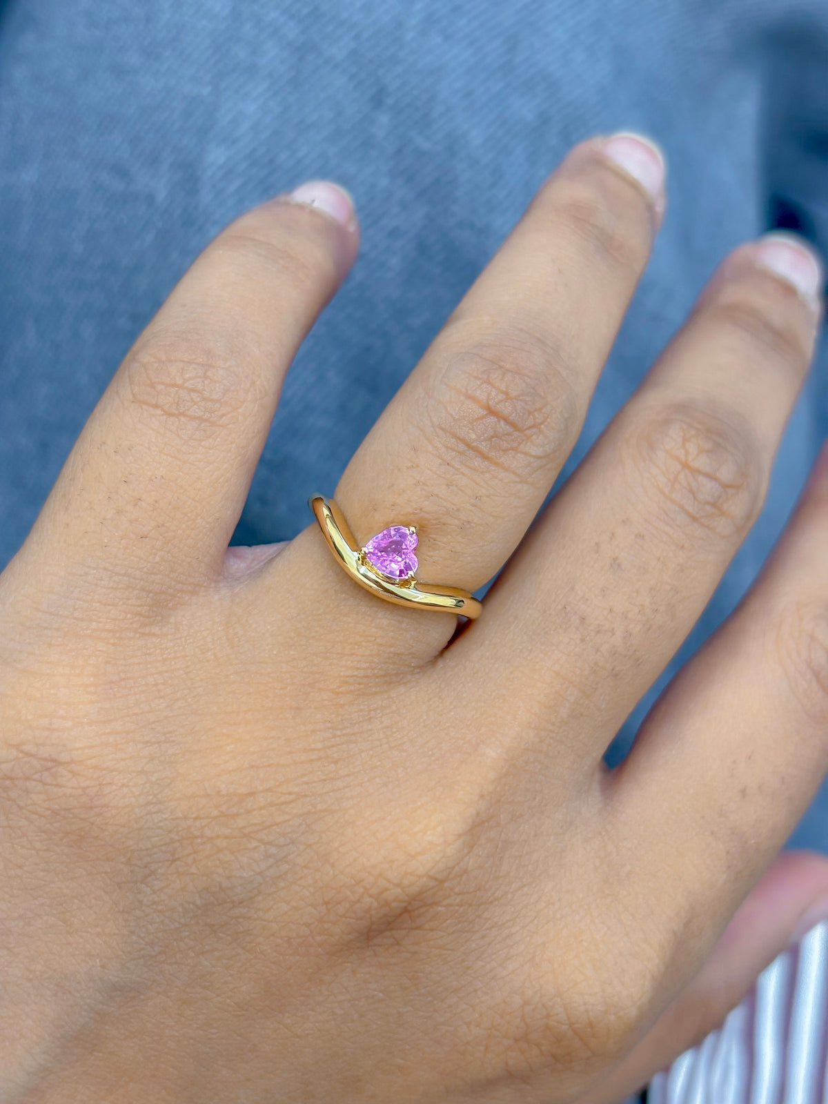 Pink Sapphire Ring