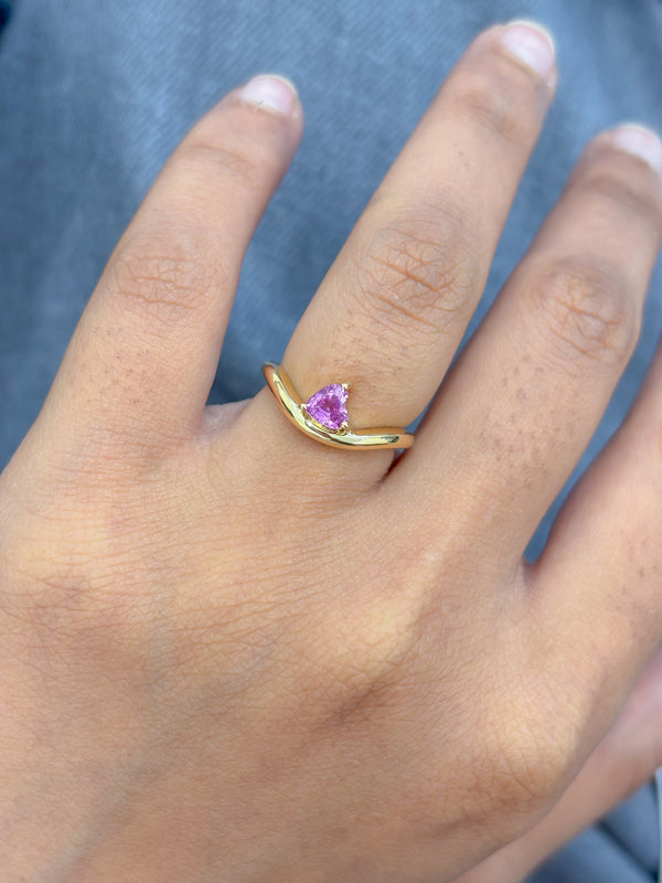 Pink Sapphire Ring