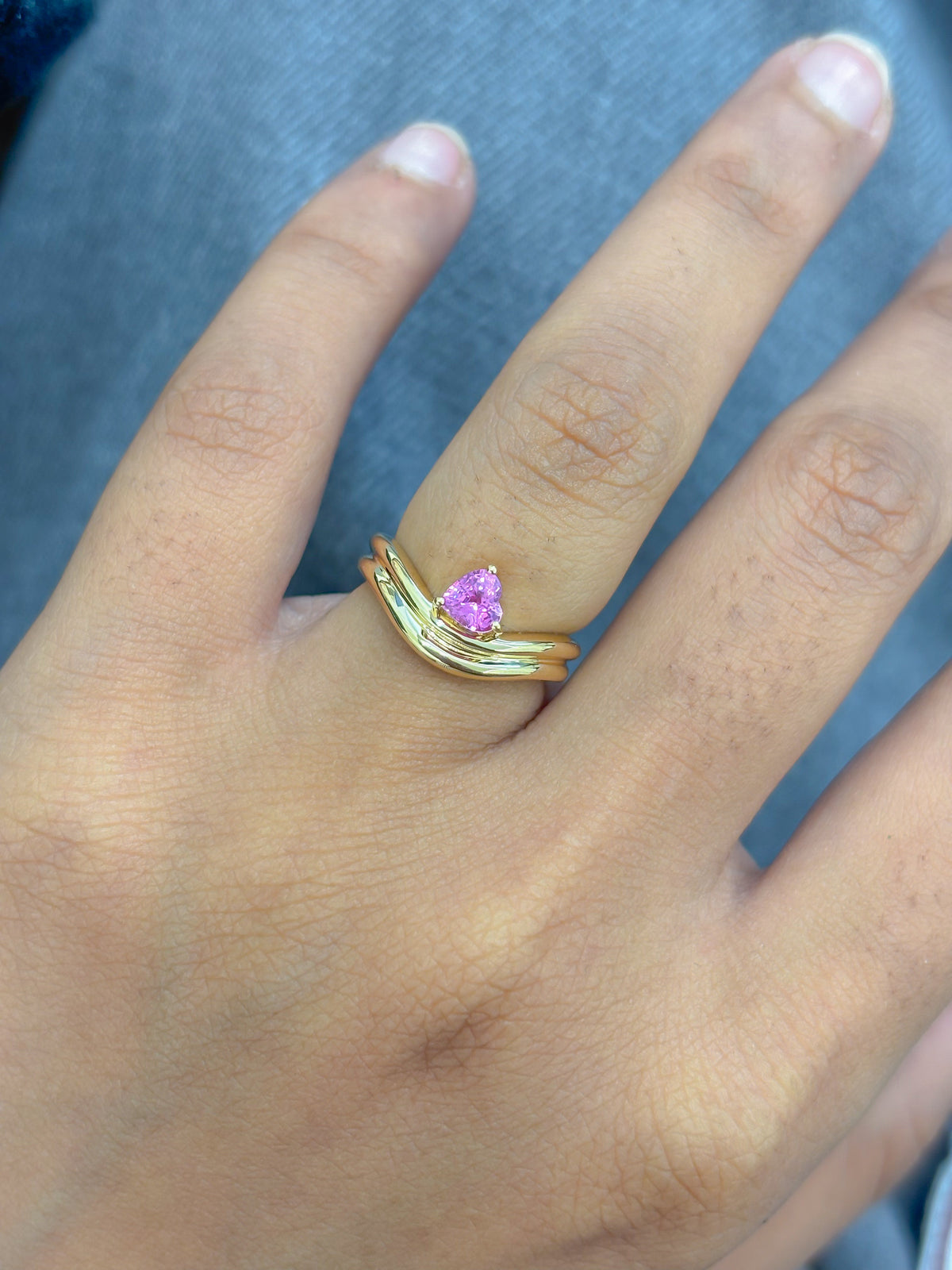 Pink Sapphire Ring