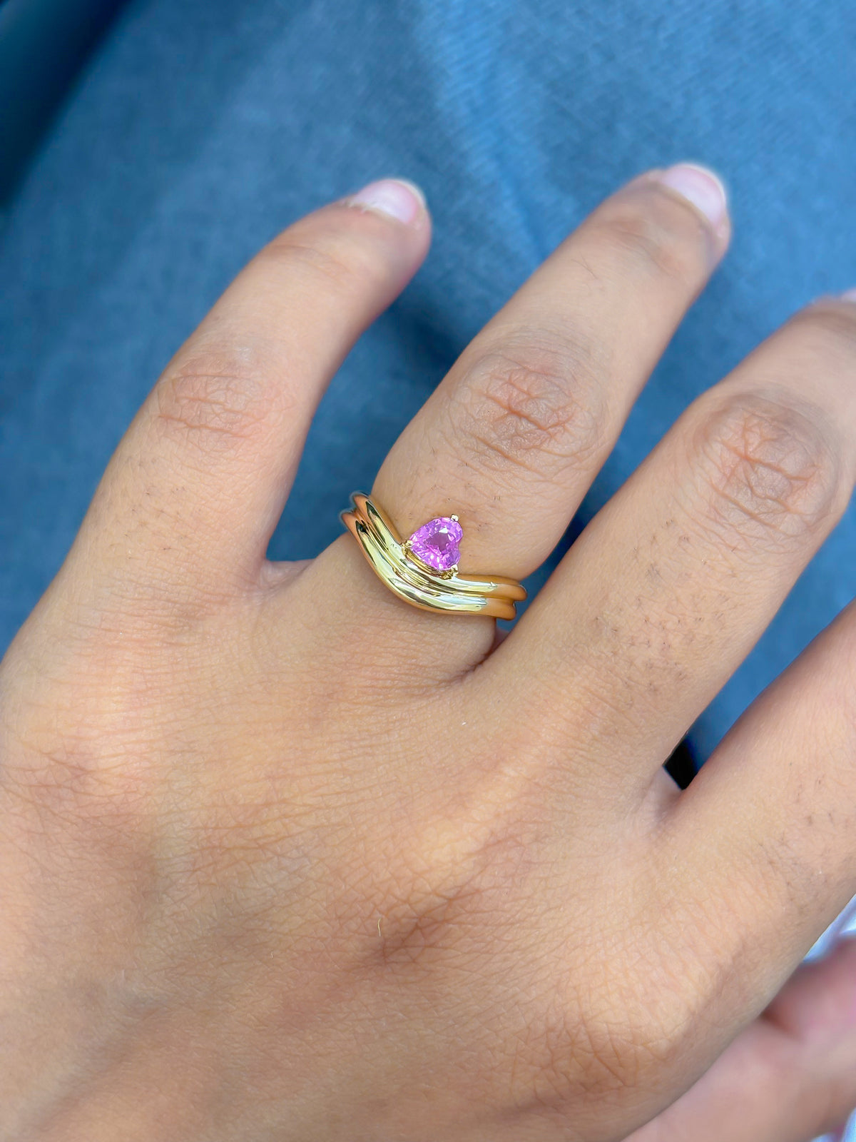 Pink Sapphire Ring
