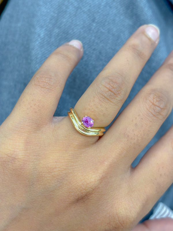 Pink Sapphire Ring