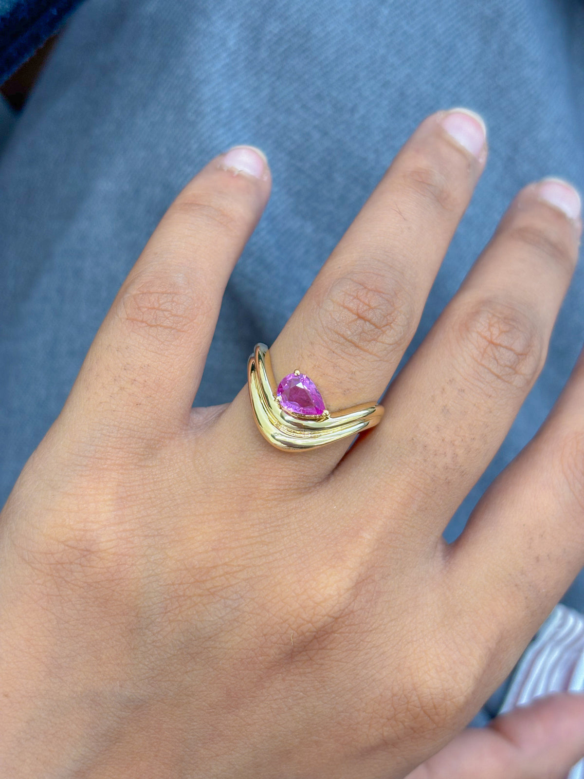 Pink Sapphire Ring