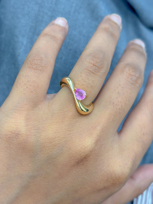 Pink Sapphire Ring