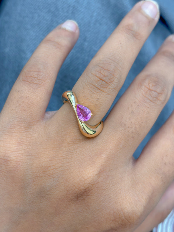 Pink Sapphire Ring