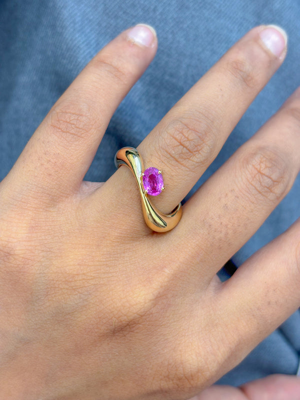 Pink Sapphire Ring