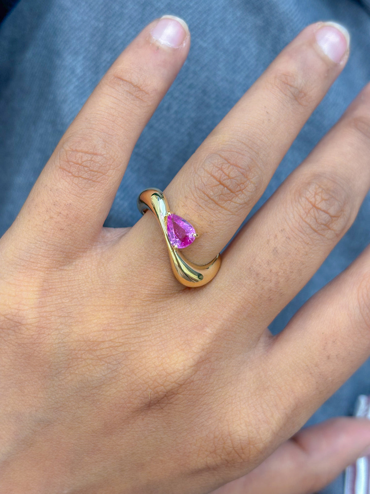 Pink Sapphire Ring