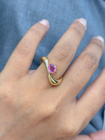 Pink Sapphire Ring
