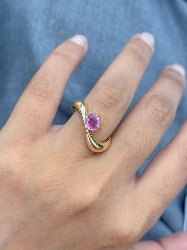 Pink Sapphire Ring