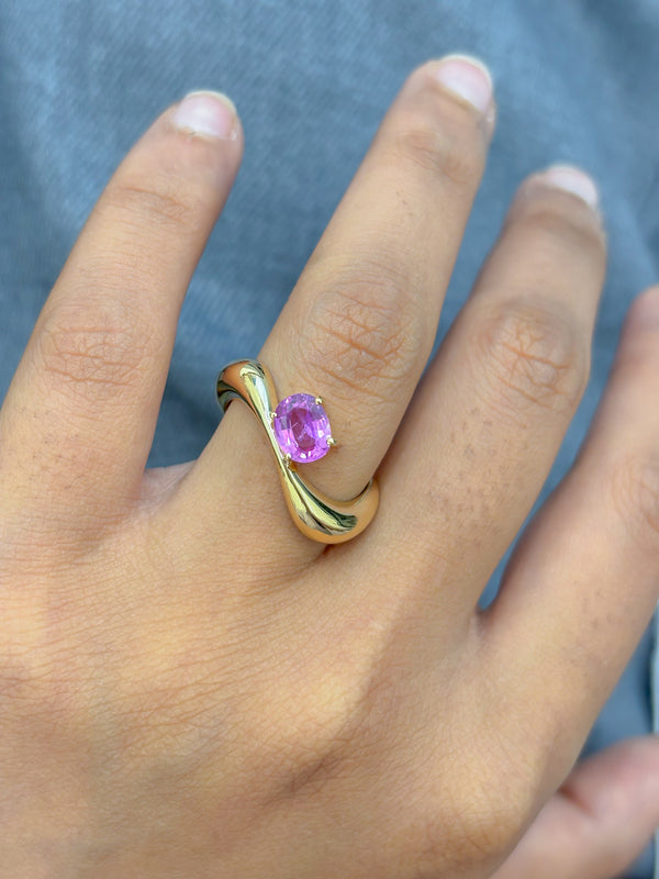 Pink Sapphire Ring