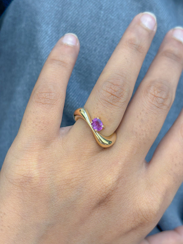 Pink Sapphire Ring