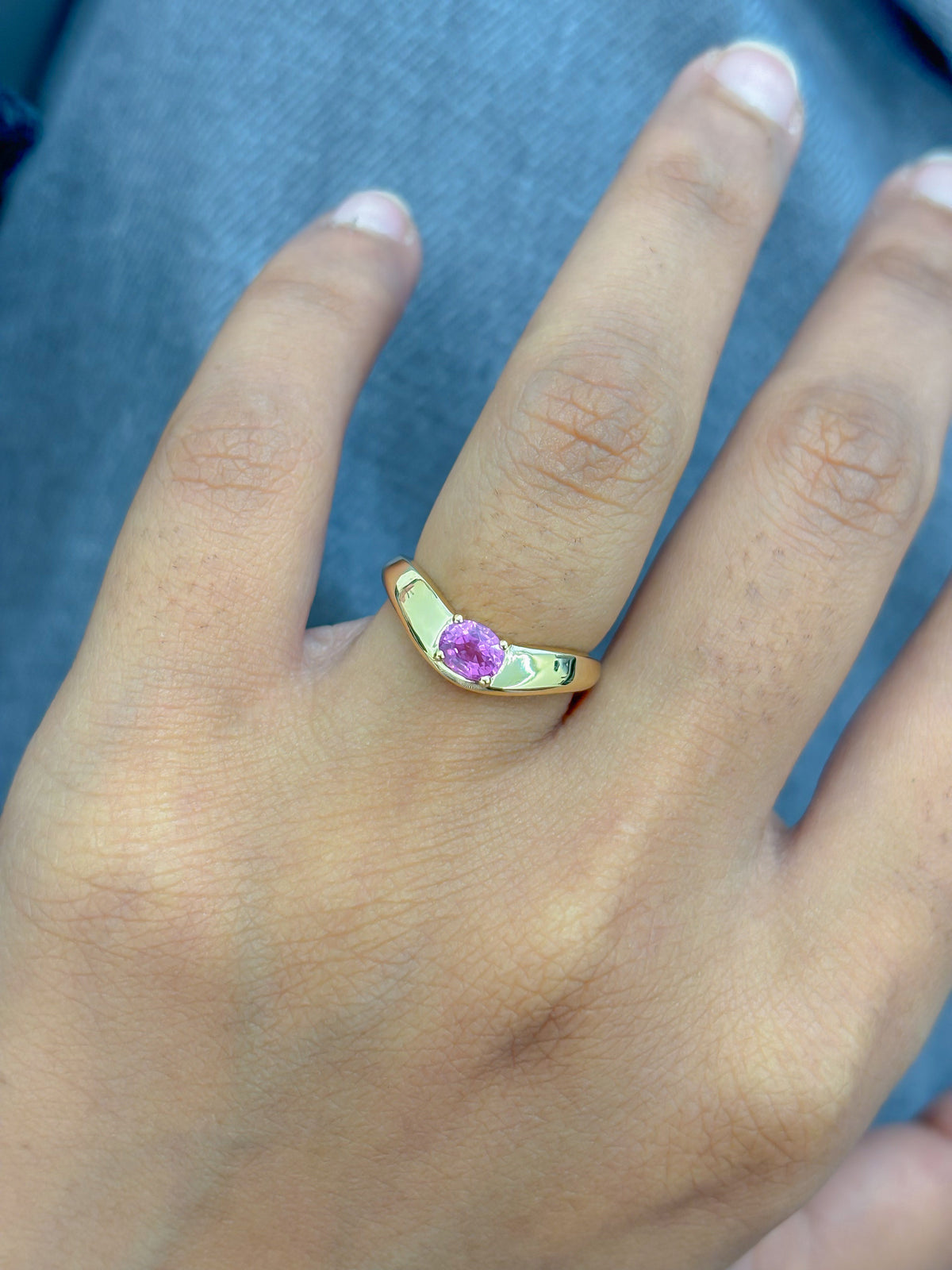 Pink Sapphire Ring