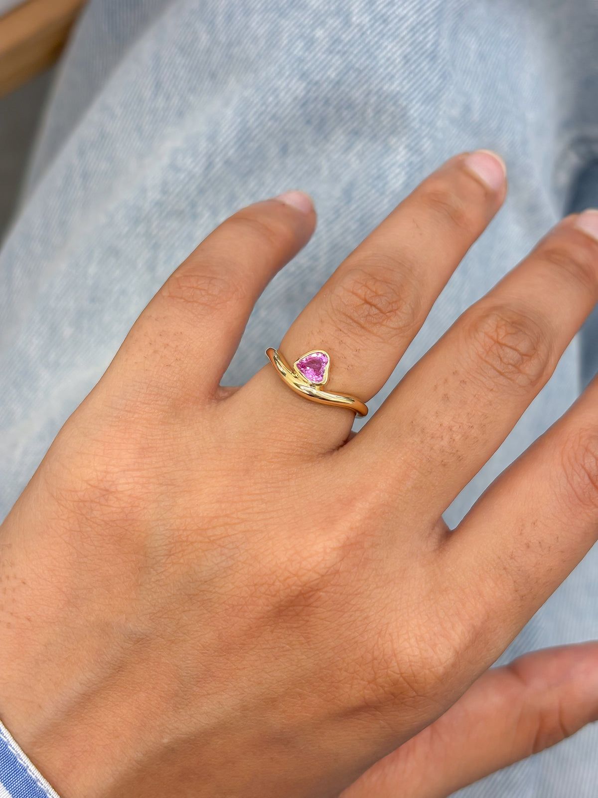 Pink Sapphire Ring