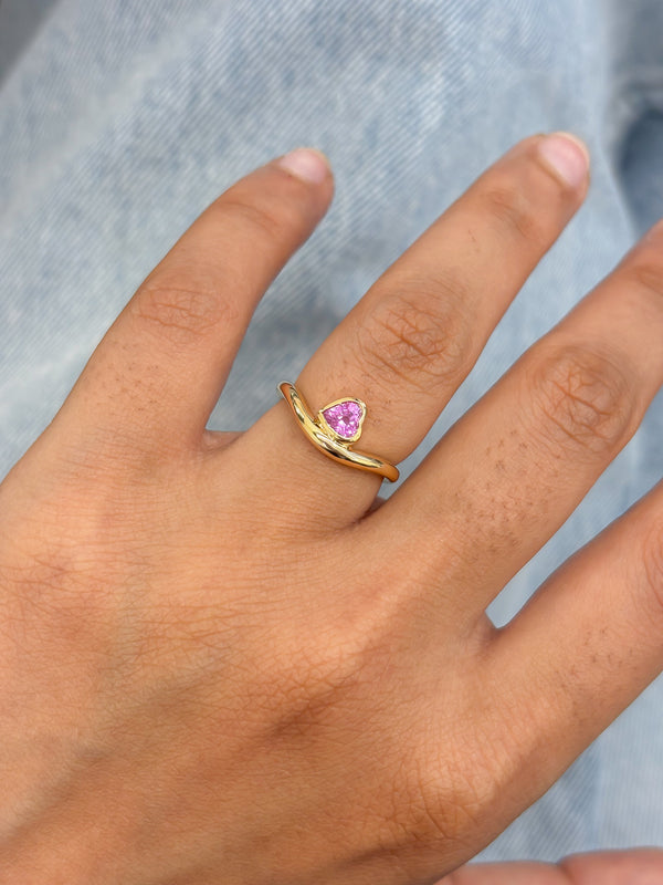 Pink Sapphire Ring