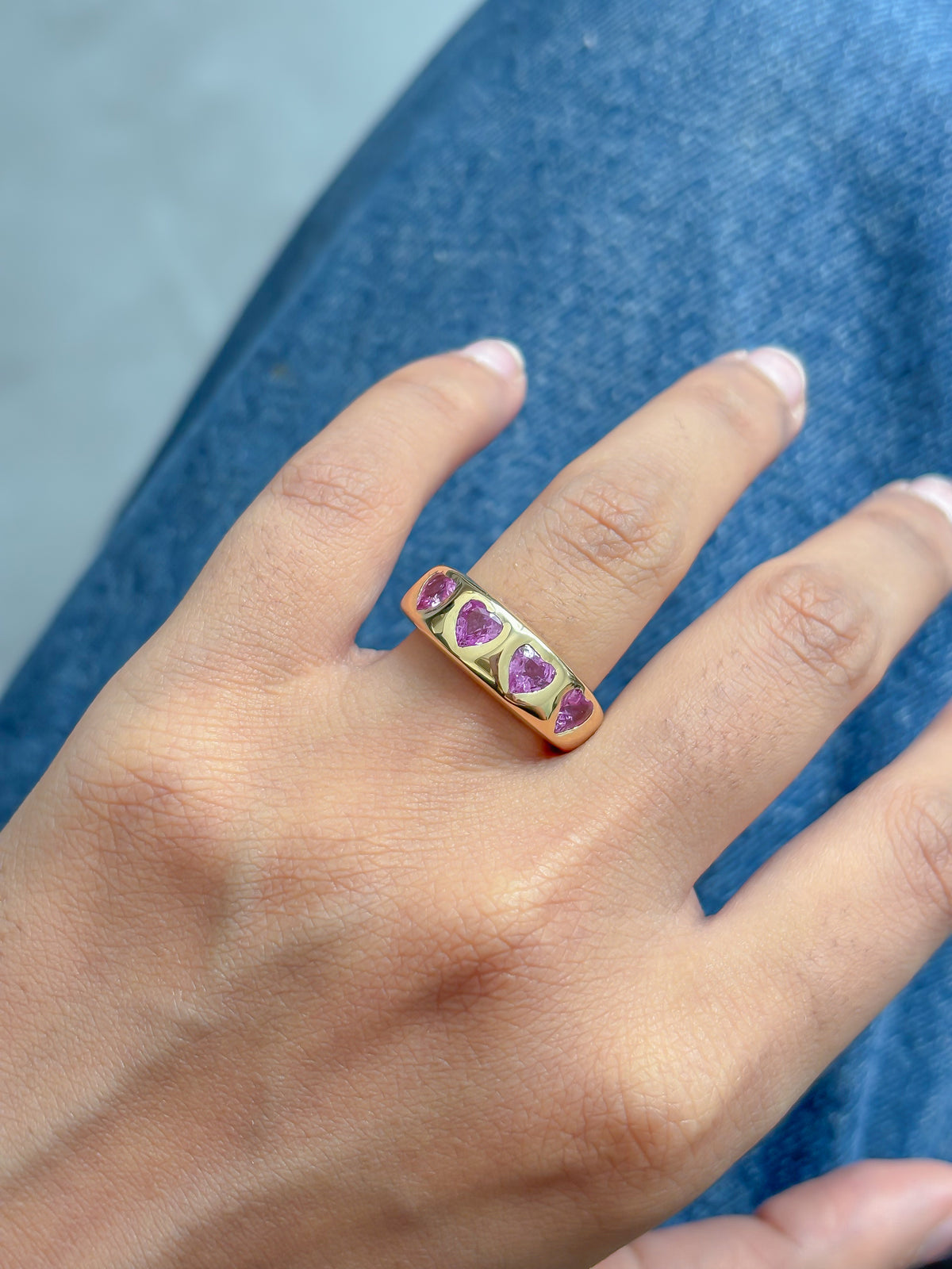 Pink Sapphire Ring