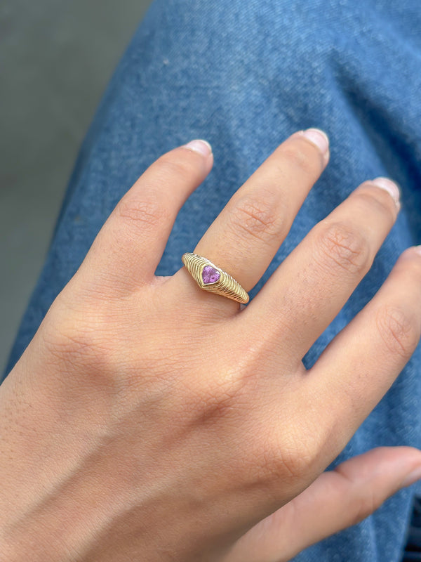 Pink Sapphire Ring