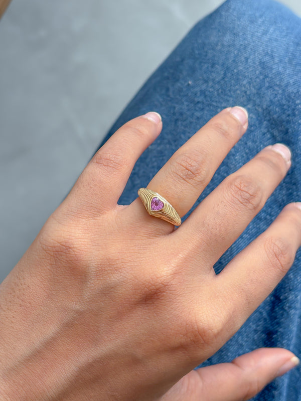 Pink Sapphire Ring