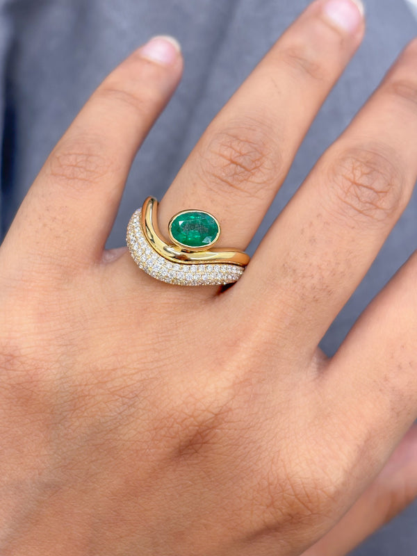 Emerald Diamond Ring