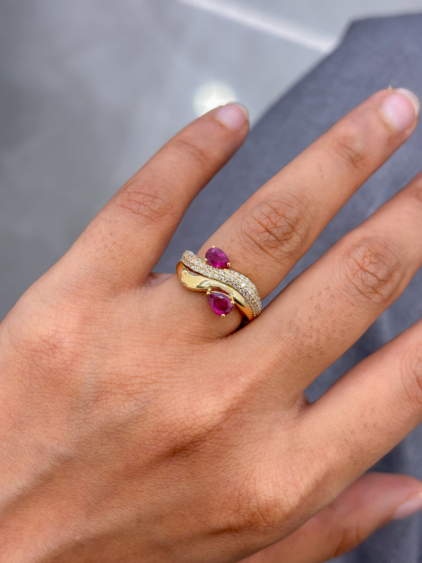 Ruby Diamond Ring