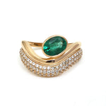 Emerald Diamond Ring