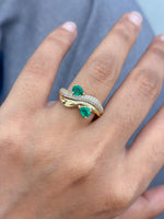 Emerald Diamond Ring