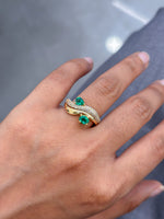 Emerald Diamond Ring