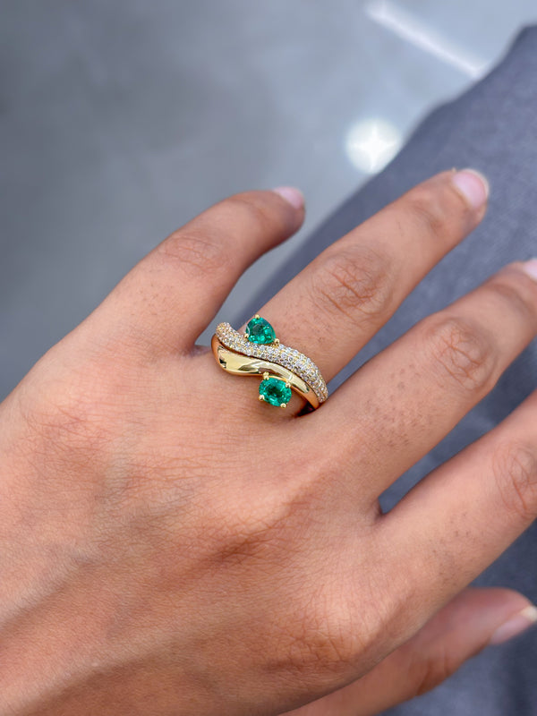 Emerald Diamond Ring