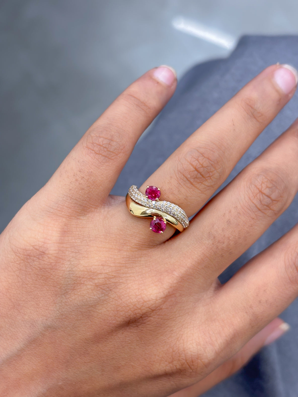 Ruby Diamond Ring