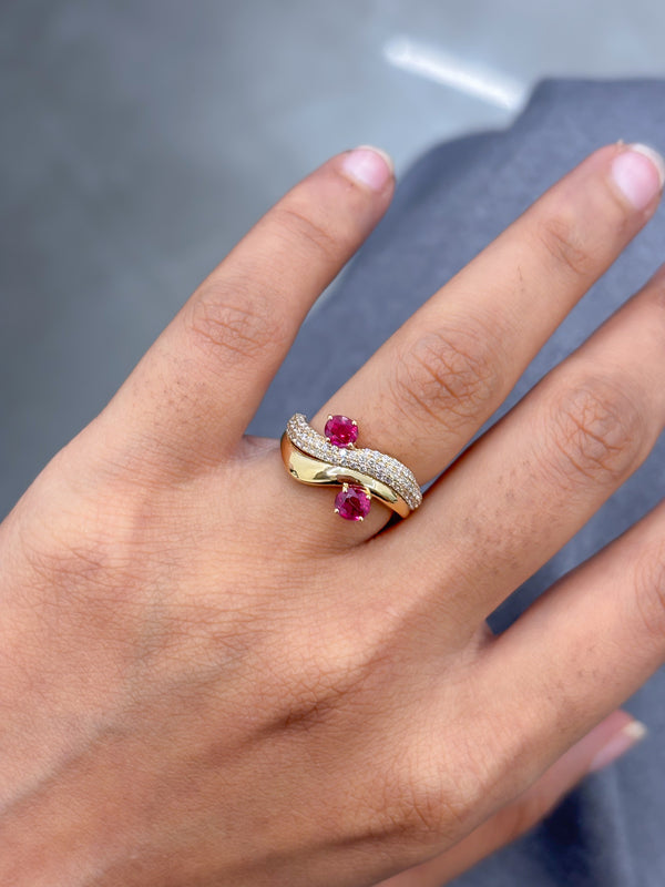Ruby Diamond Ring