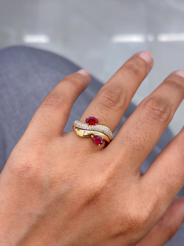 Ruby Diamond Ring