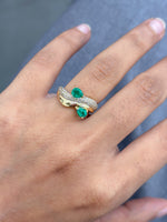 Emerald Diamond Ring