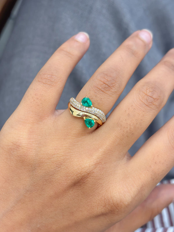 Emerald Diamond Ring