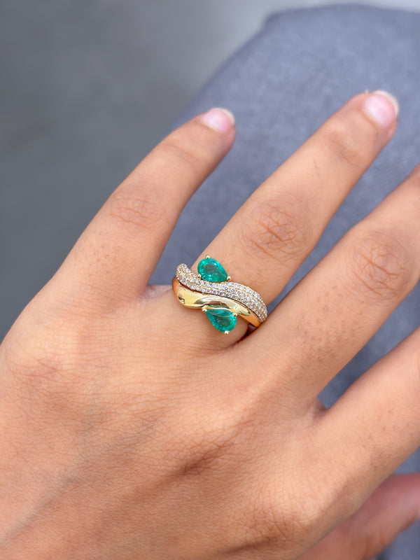 Emerald Diamond Ring