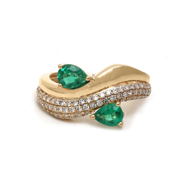Emerald Diamond Ring