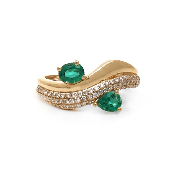 Emerald Diamond Ring