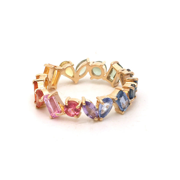 Rainbow Sapphire Ring