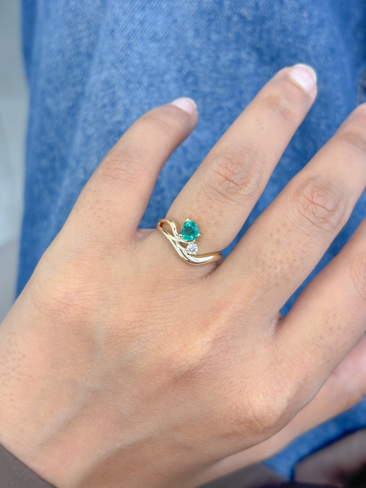 Emerald Diamond Ring