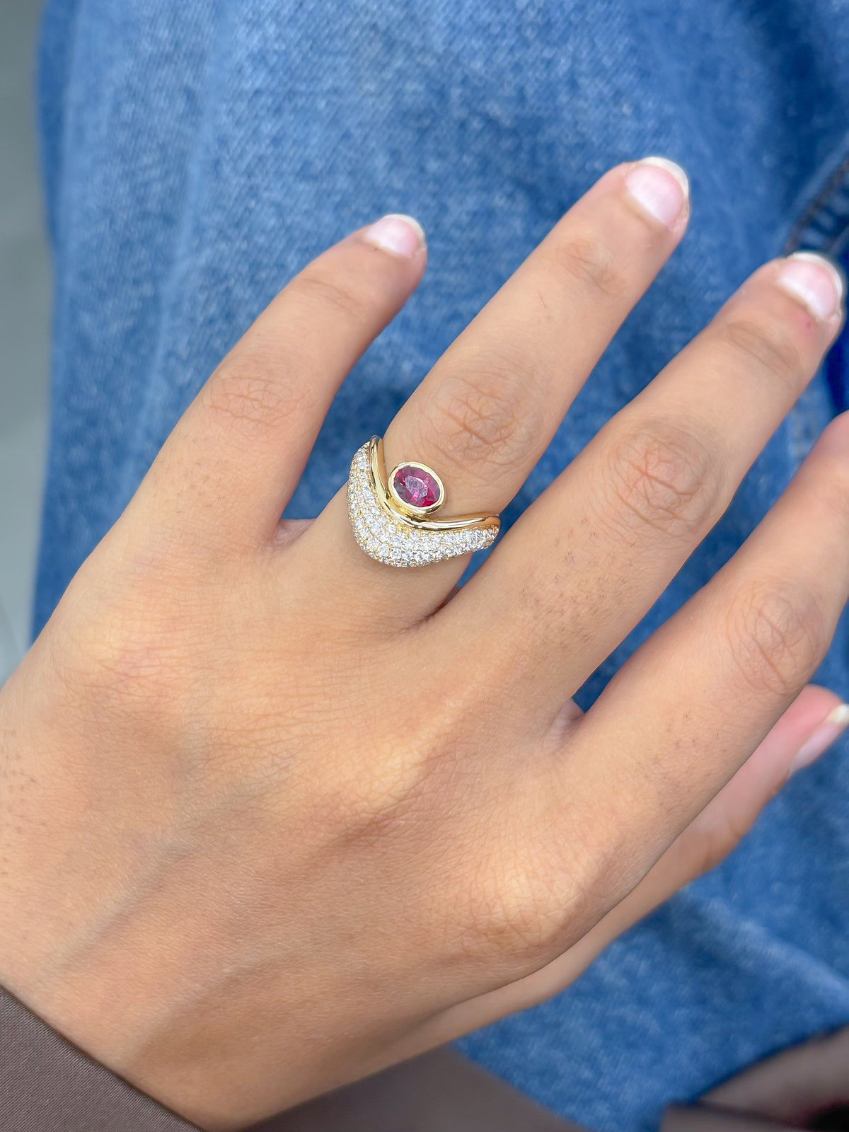 Ruby Diamond Ring