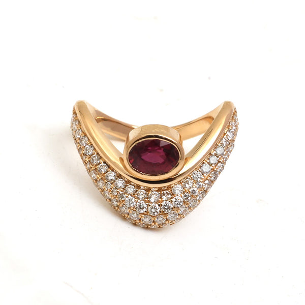 Ruby Diamond Ring