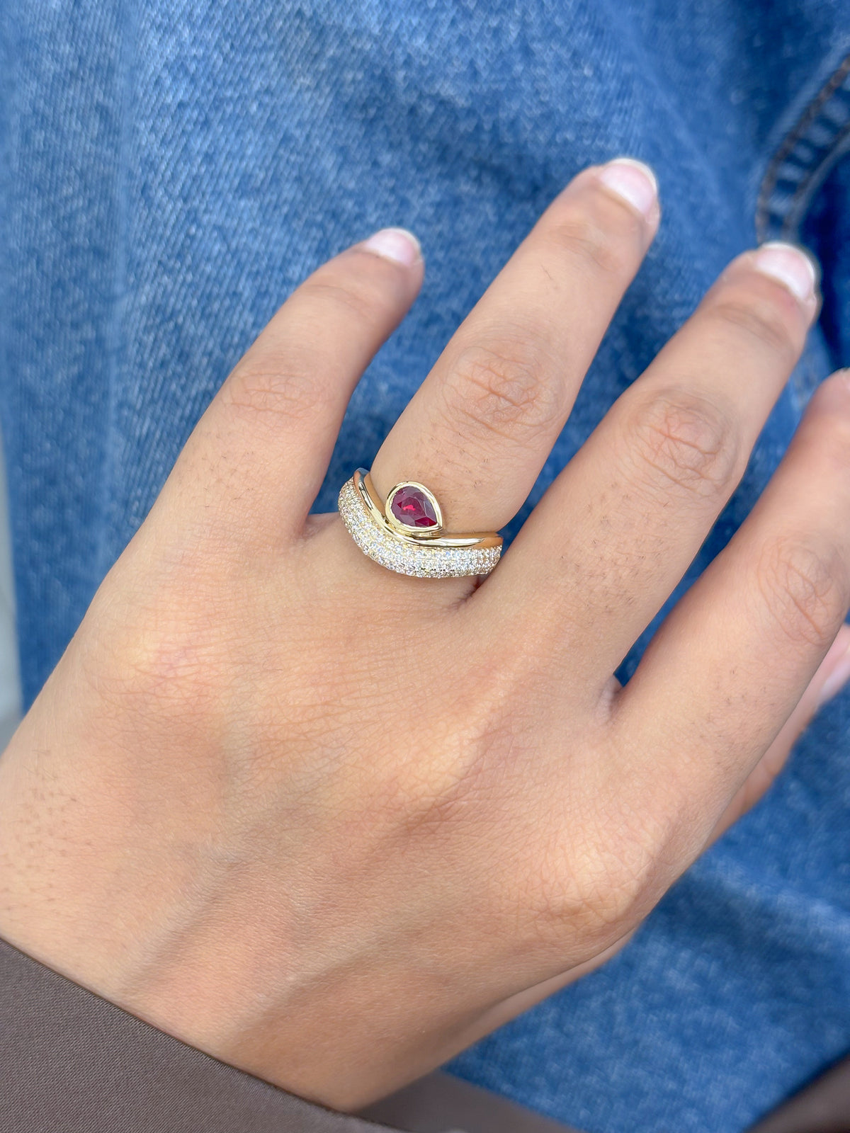 Diamond Ruby Ring
