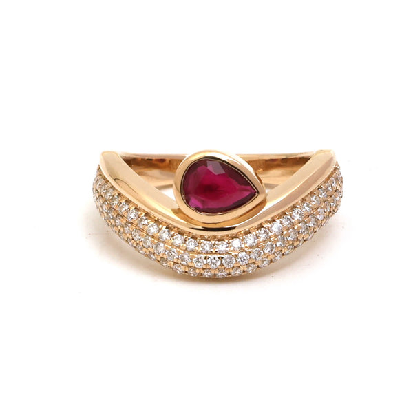 Diamond Ruby Ring