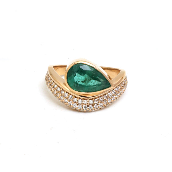 Emerald Diamond Ring