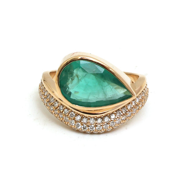 Emerald Diamond Ring