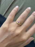 Pink Sapphire Ring