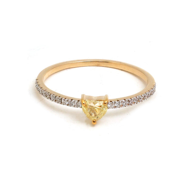 Yellow Diamond Diamond Ring