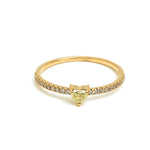 Yellow Diamond Diamond Ring