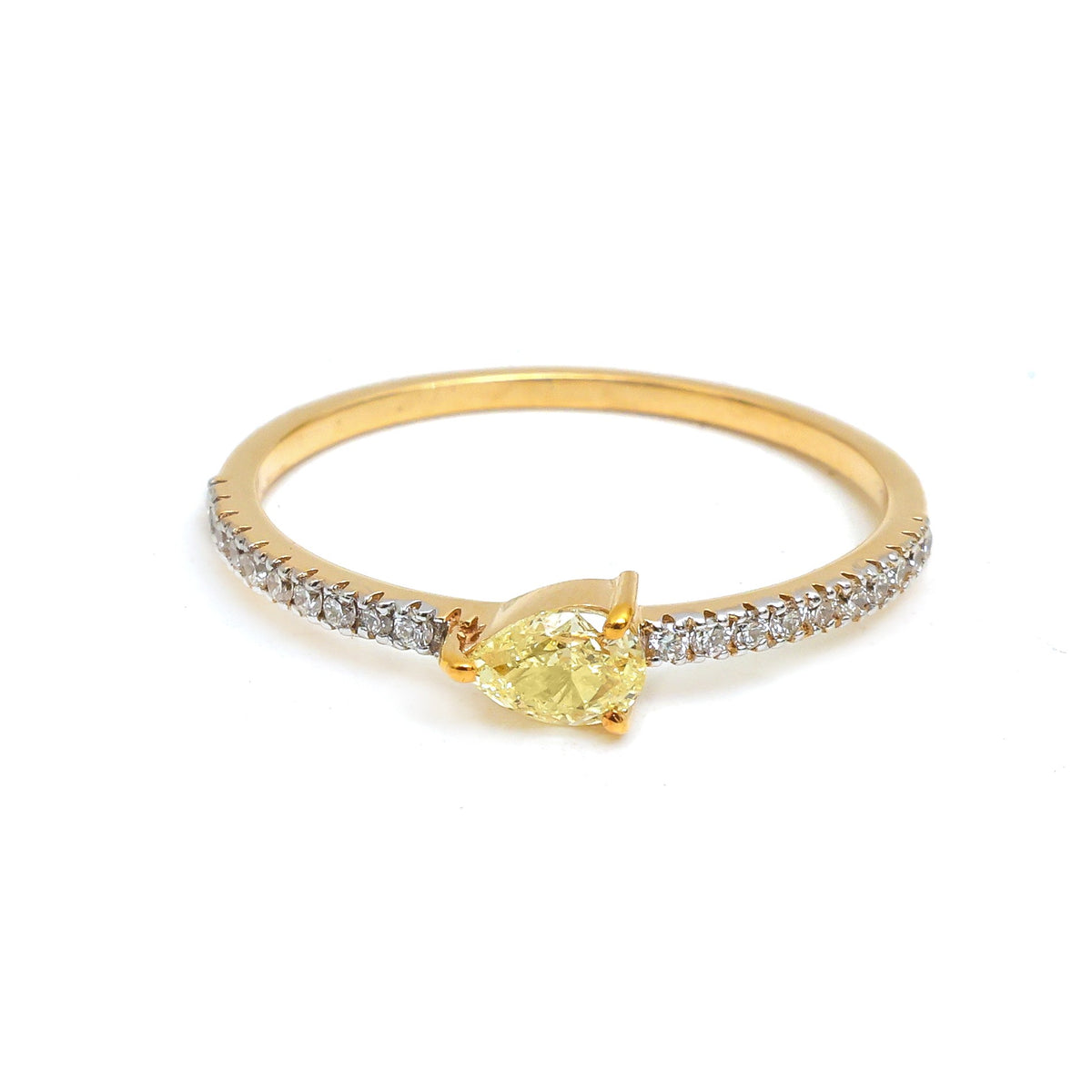 Yellow Diamond Diamond Ring